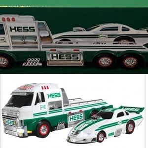 NEW! 2016 Hess Toy Truck and Dragster car Brand New in Box sounds and li…